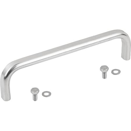 KIPP Pull Handles stainless steel, rectangular profile K0208.12006